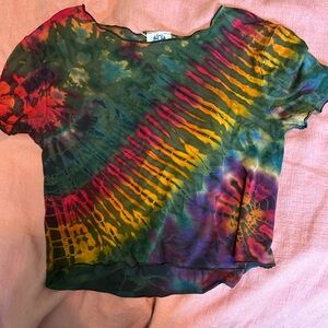 Tie dye crop